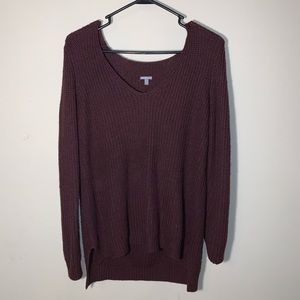 Burgundy Sweater